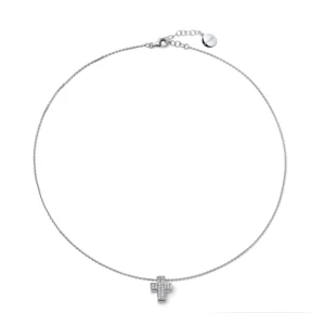 6847 COLLANA LUXORY CROCE PAVÈ - Gioielleria Nicolis